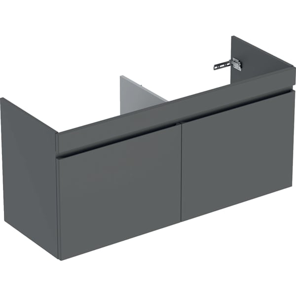 GE Renova Plan US f. DWT m. 2 Schubladen 2 Innenschubl., 122,6x60,6x44,6cm, lava