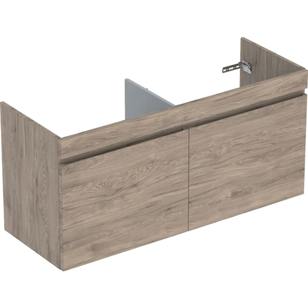 GE Renova Plan US f. DWT m. 2 Schubladen 122,6x60,6x44,6cm, Nussbaum hickory