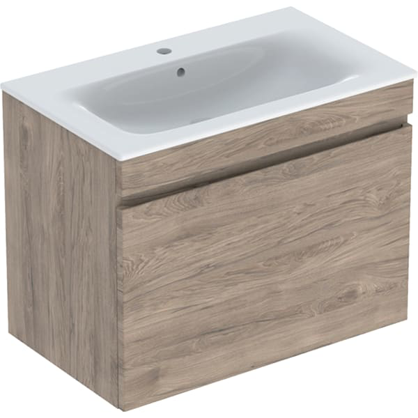 GE Renova Plan Set MWT m. US, 1 Schubl. 80x62,2x48cm, Nussbaum hickory