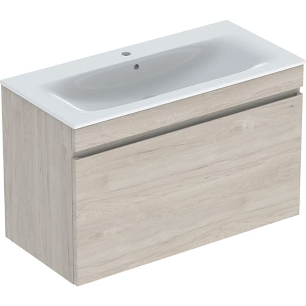 GE Renova Plan Set MWT m. US, 1 Schubl. 100x62,2x48cm, Nussbaum hickory hell