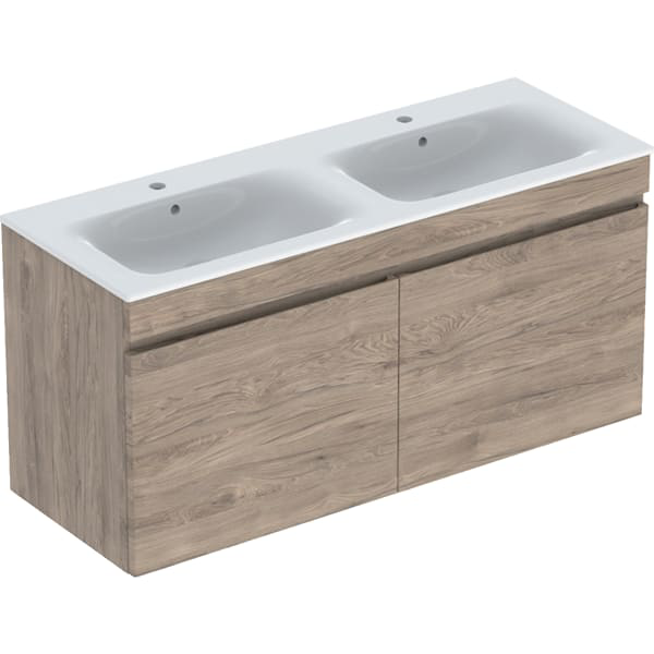 GE Renova Plan Set DMWT m. US, 2 Schubl. 130x62,2x48cm, Nussbaum hickory