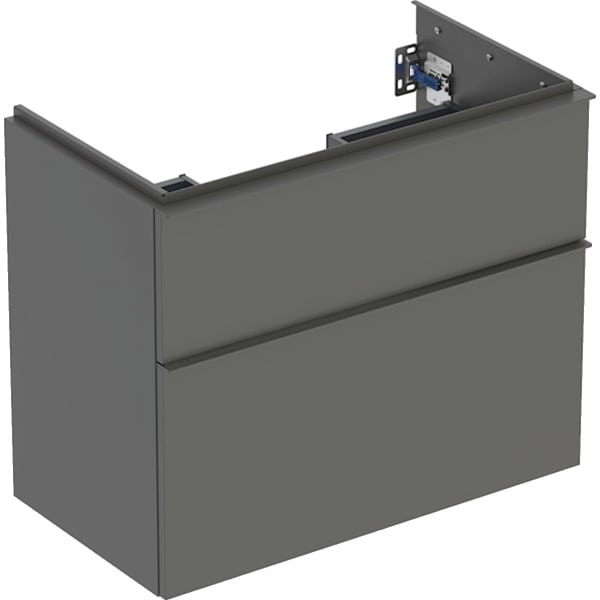 GE iCon Unterschrank f. WT, verk. Ausld. 74x61,5x41,6cm, 2 Schubl., lava