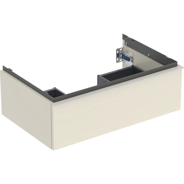 GE iCon Unterschrank für WT, 1 Schubl. 74x24,7x47,6cm, sandgrau