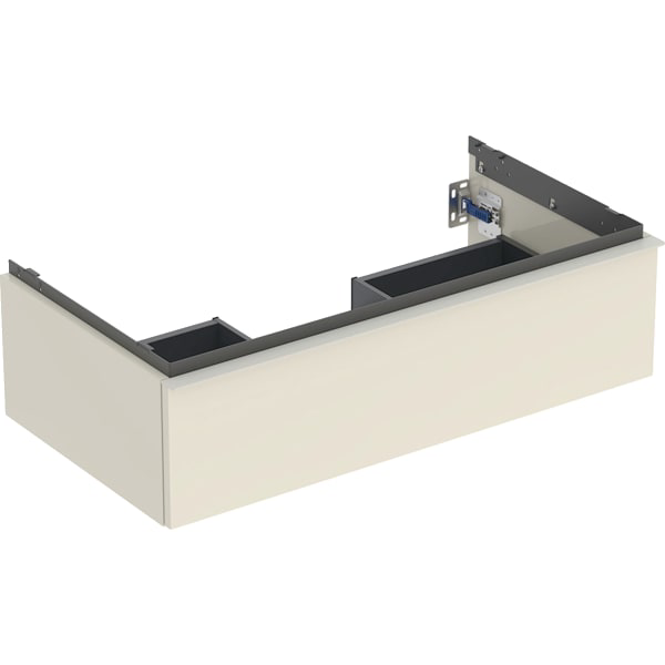 GE iCon Unterschrank für WT, 1 Schubl. 88,8x24,7x47,6cm, sandgrau