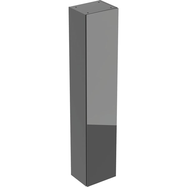 GE Hochschrank mit einer Tür 36x180x29,1cm, lava matt/Glas lava