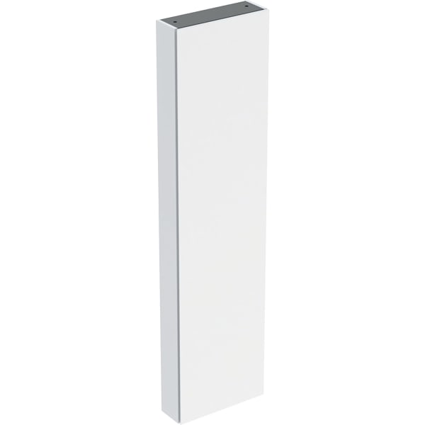 GE Hochschrank, 1 Tür u. i.Spiegel 45x180x15cm, weiß matt