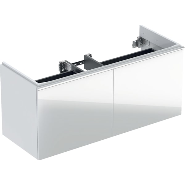 GE Acanto Unterschrank für WT, 2 Schubl. 2 Innenschubl., 119x53,5x47,6cm, weiß