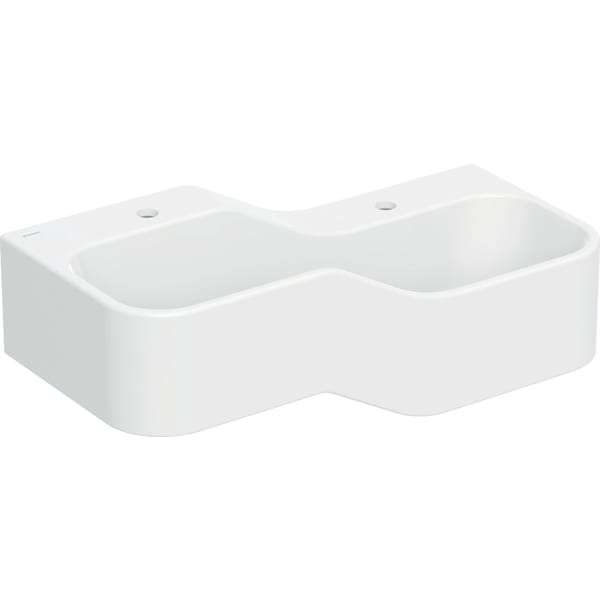 GE Bambini Spiel-/Waschlandschaft B:90cm 2 Waschpl., tieferes B re, 2 Hl., weiß