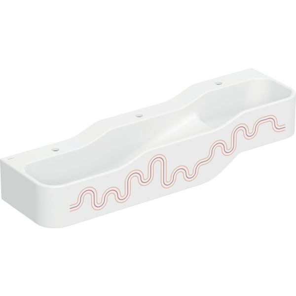 Bambini lavabo basso a sinistra 140cm 3FR rosso 