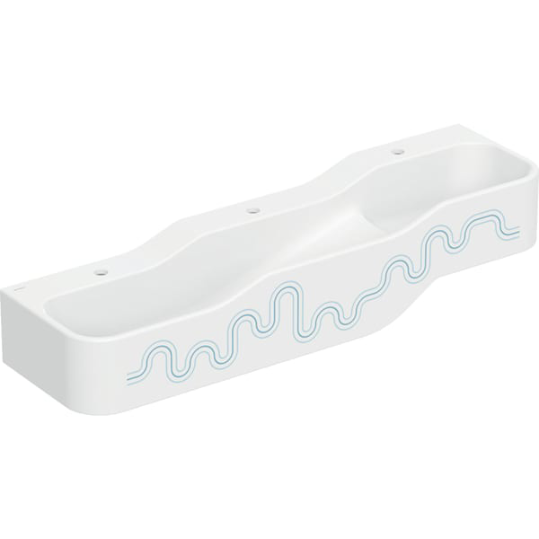 Bambini lavabo basso a sinistra 140cm 3FR blu 