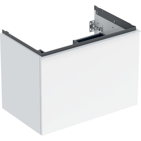 GE Acanto US für WT B:75cm, 1 Schubl. 1 i.Schubl., weiß hgl.
