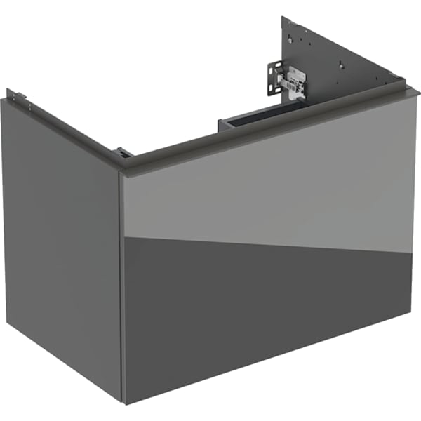 GE Acanto US für WT B:75cm, 1 Schubl. 1 i.Schubl., lava matt/Glas lava