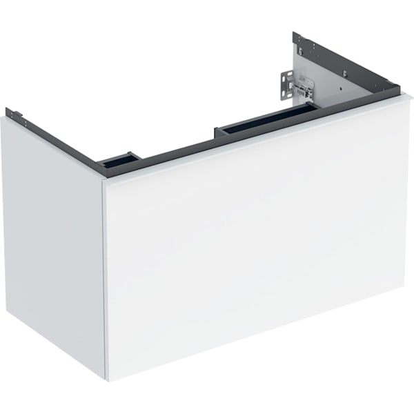 GE Acanto US für WT B:90cm, 1 Schubl. 1 i.Schubl., weiß hgl.