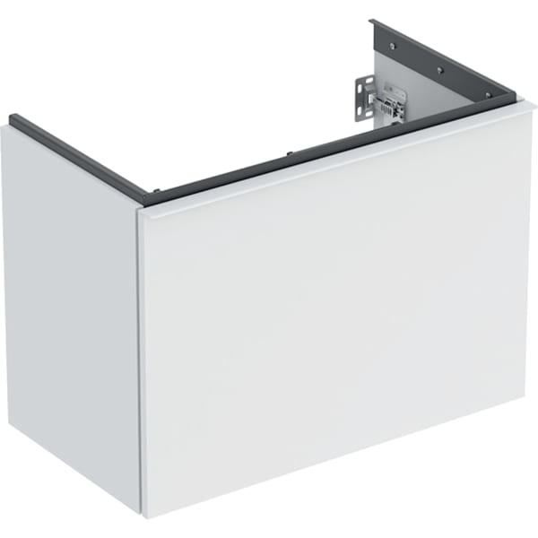 GE Acanto US für WT B:75cm, 1 Schubl. 1 i.Schubl., verk. Ausld., weiß matt