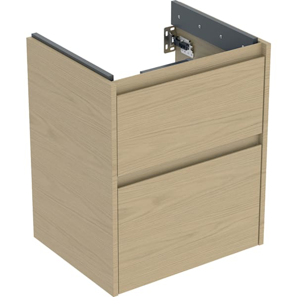 GE Renova Plan US f. WT, m. 2 Schubladen 50,4x60,6x40,4cm, Eiche natur