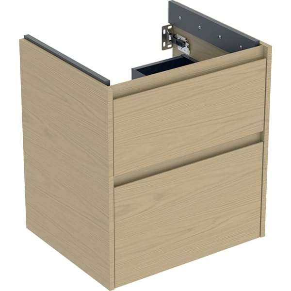 GE Renova Plan US f. WT, m. 2 Schubladen 54,6x60,6x44,6cm, Eiche natur