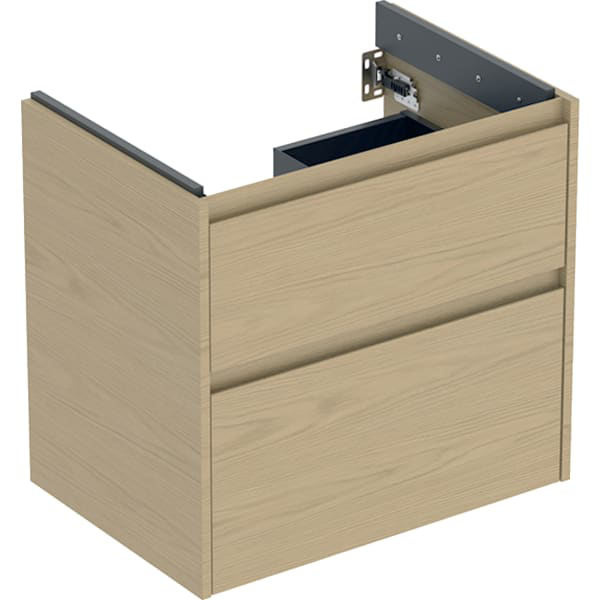 GE Renova Plan US f. WT, m. 2 Schubladen 64,4x60,6x44,6cm, Eiche natur