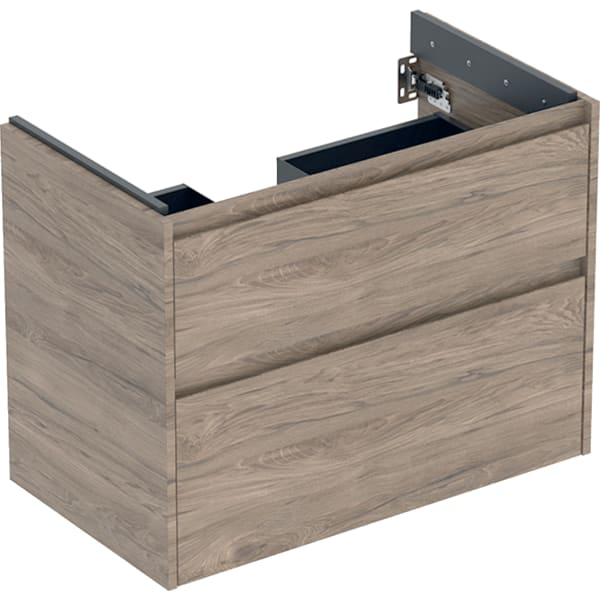 GE Renova Plan US f. WT, m. 2 Schubladen 79,4x60,6x44,6cm, Nussbaum hickory