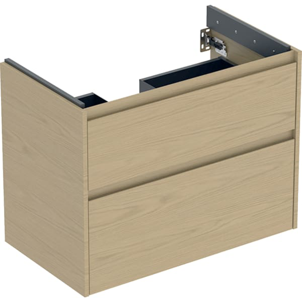 GE Renova Plan US f. WT, m. 2 Schubladen 79,4x60,6x44,6cm, Eiche natur