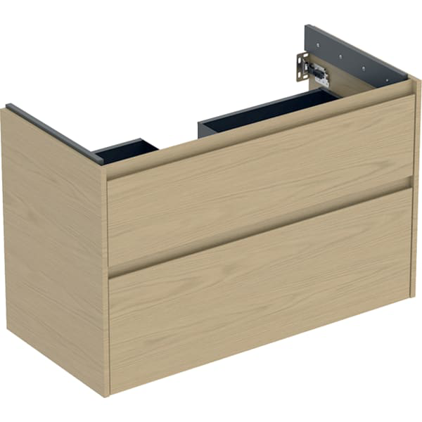 GE Renova Plan US f. WT, m. 2 Schubladen 94,8x60,6x44,6cm, Eiche natur