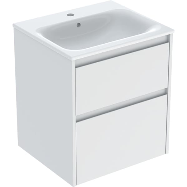 GE Renova Plan Set MWT mit US, 2 Schubl. 55x62,1x48cm, weiß/l. sdm / KeraTect