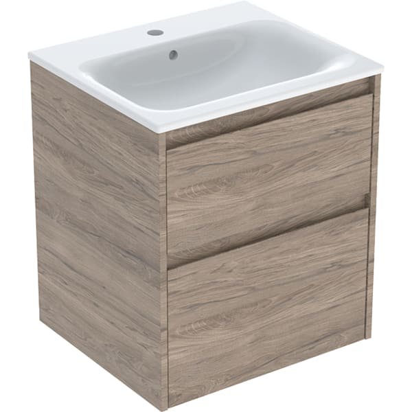 GE Renova Plan Set MWT mit US, 2 Schubl. 55x62,1x48cm, Nussbaum Hickory