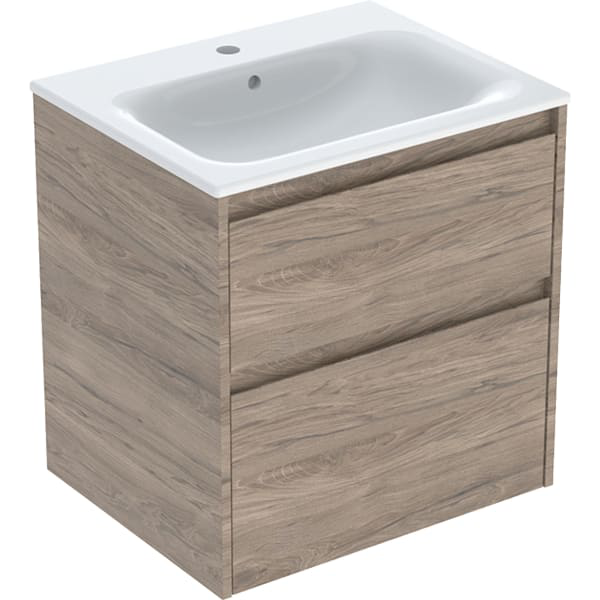 GE Renova Plan Set MWT mit US, 2 Schubl. 60x62,1x48cm, Nussbaum Hickory