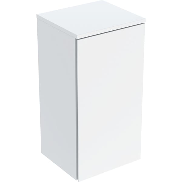 GE Renova Plan Seitenschrank mit 1 Tür 33x65x29,7cm, weiß/l. seidenglanz