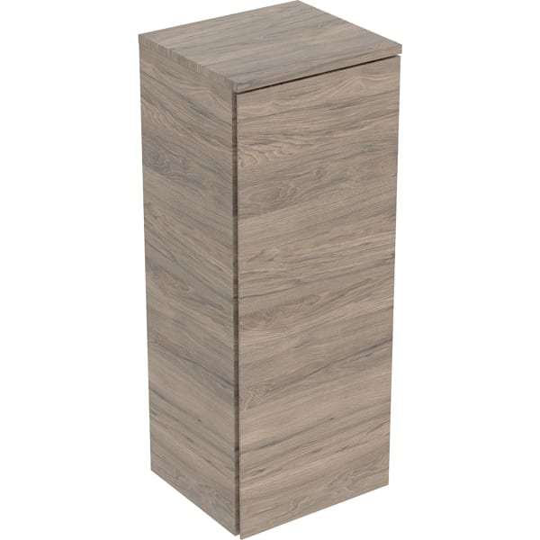 GE Renova Plan Mittelhochschrank m.1 Tür 33x85x29,7cm, Nussbaum hickory