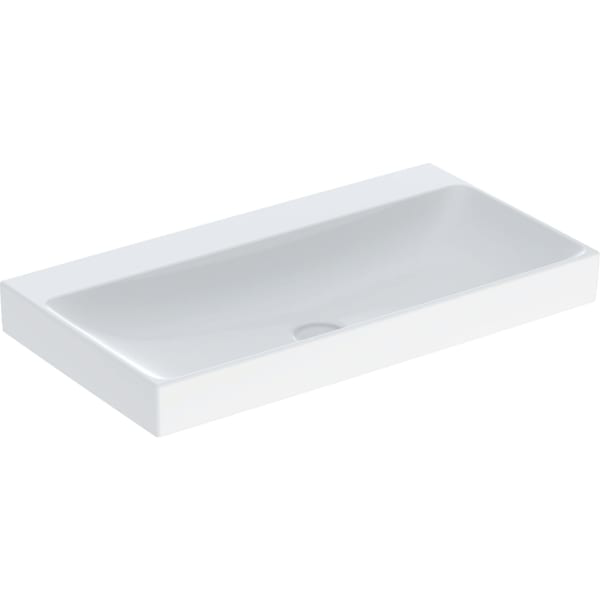 GE ONE Waschtisch 90x48 cm o. Hl., o. Ül., weiß, KeraTect