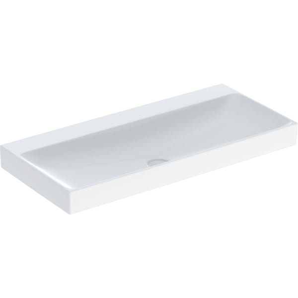 GE ONE Waschtisch 105x48 cm o. Hl., o. Ül., weiß, KeraTect