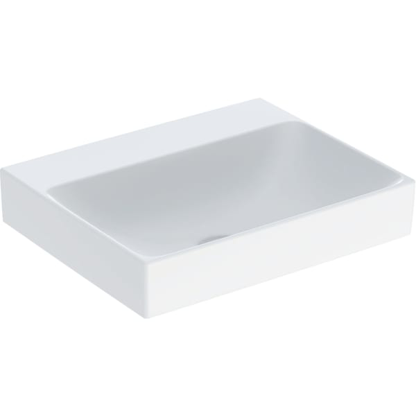 GE ONE Handwaschbecken 50x41 cm o. Hl., o. Ül., weiß, KeraTect