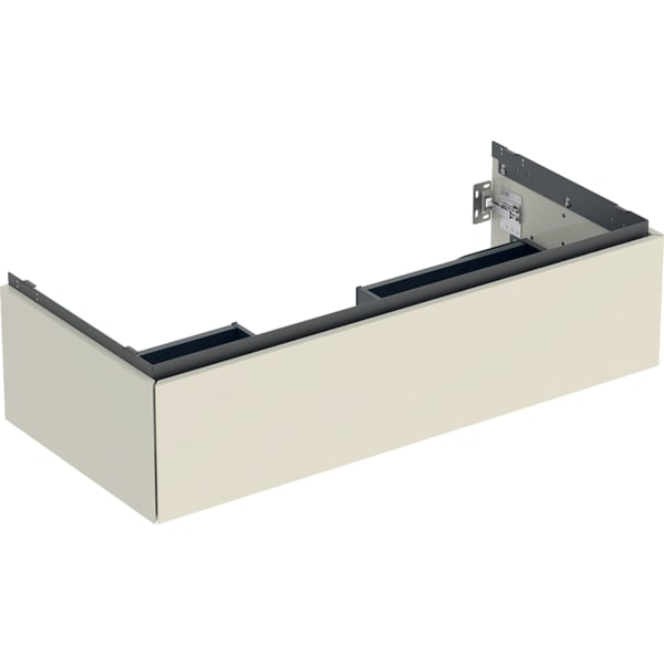 GE ONE Unterschrank für WT/-Platte 1 Schubl., 103,6x26,6x47cm,sandgrau hgl.