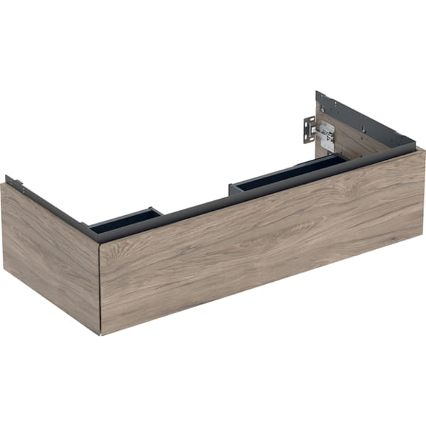 GE ONE Unterschrank für WT/-Platte 1 Schubl., 103,6x26,6x47cm,Nussb.hickory