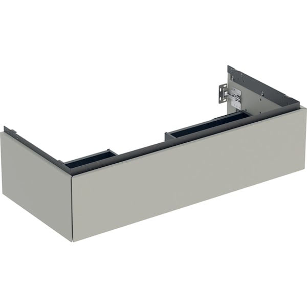GE ONE Unterschrank für WT/-Platte 1 Schubl., 103,6x26,6x47cm, greige matt