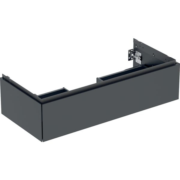 GE ONE Unterschrank für WT/-Platte 1 Schubl., 103,6x26,6x47cm, schwarz matt
