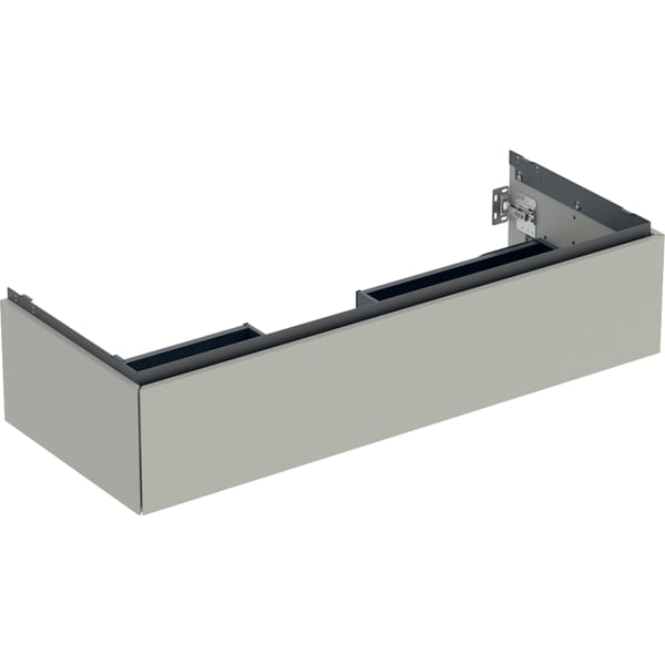 GE ONE Unterschrank für WT/-Platte 1 Schubl., 118.4x26,6x47cm, greige matt