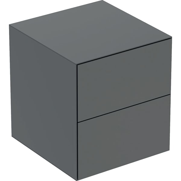 GE ONE Seitenschrank mit 2 Schubl. 45x49,2x47cm, lava matt