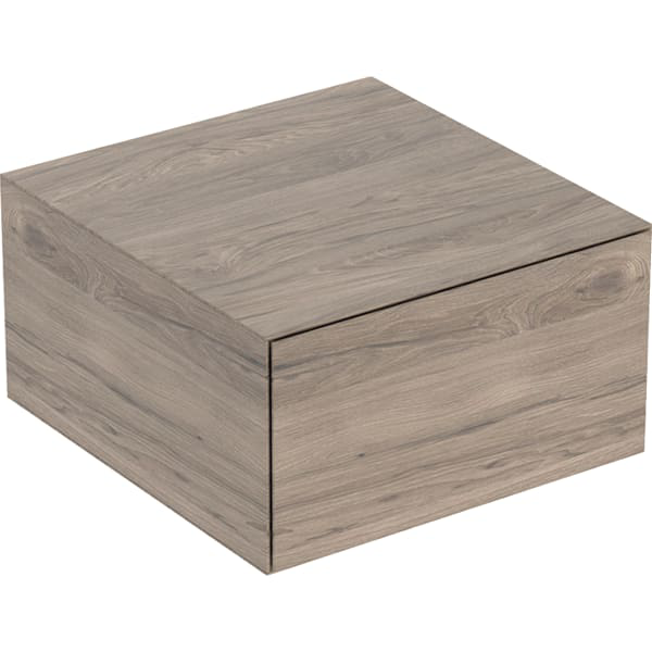 GE ONE Seitenschrank mit 1 Schubl. 45x24,5x47cm, Nussbaum hickory