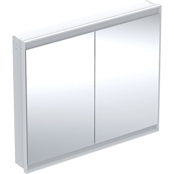 GE ONE Spiegelschrank mit ComfortLight 2 Türen, UP-Mont., 105x90x15cm, weiß