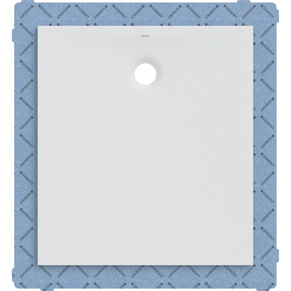 GE Olona Duschwanne 100 x 90 cm rechteckig, mit Dichtvlies, weiß matt