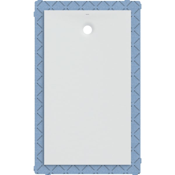 GE Olona Duschwanne 160 x 90 cm rechteckig, mit Dichtvlies, weiß matt