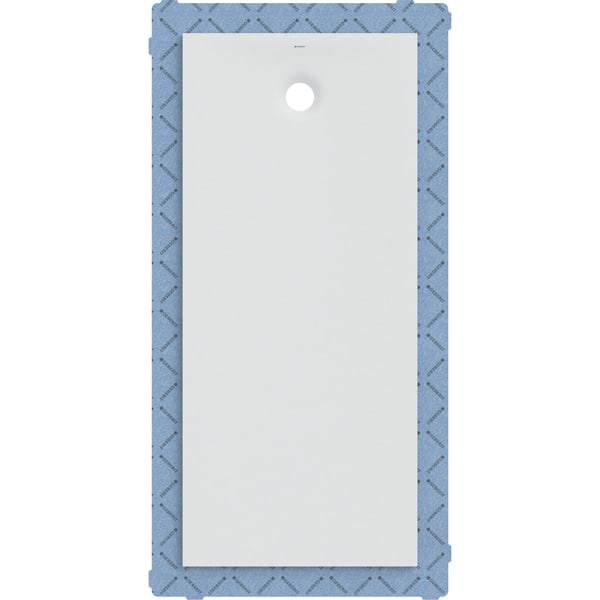 GE Olona Duschwanne 170 x 75 cm rechteckig, mit Dichtvlies, weiß matt