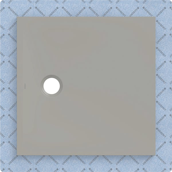 GE CleanFloor30 Duschfläche 80 x 80 cm integriert, mit Dichtvlies, grau matt