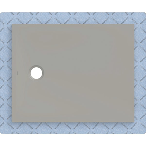 GE CleanFloor30 Duschfläche 100 x 80 cm integriert, mit Dichtvlies, grau matt