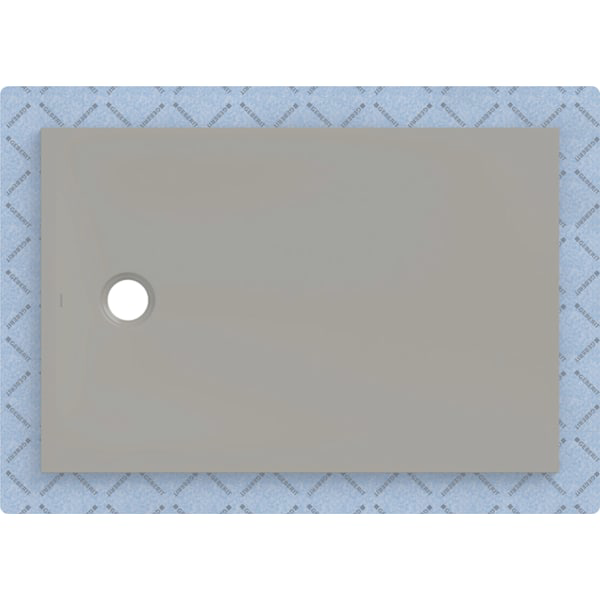 GE CleanFloor30 Duschfläche 120 x 80 cm integriert, mit Dichtvlies, grau matt