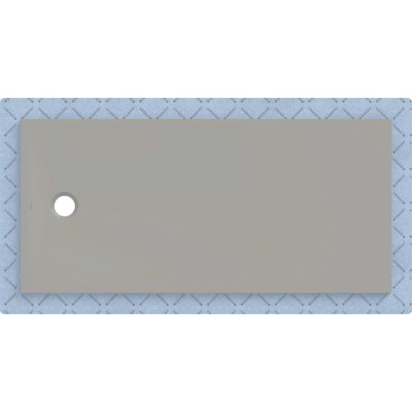 GE CleanFloor30 Duschfläche 170 x 80 cm integriert, mit Dichtvlies, grau matt