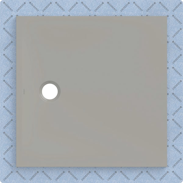 GE CleanFloor30 Duschfläche 90 x 90 cm integriert, mit Dichtvlies, grau matt