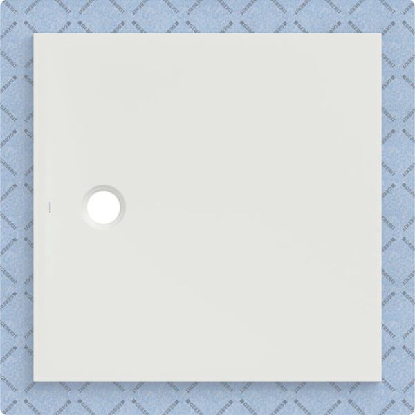 GE CleanFloor30 Duschfläche 100 x 100 cm integriert, mit Dichtvlies, weiss matt