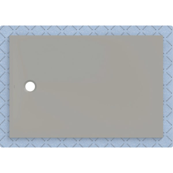 GE CleanFloor30 Duschfläche 150 x 100 cm integriert, mit Dichtvlies, grau matt